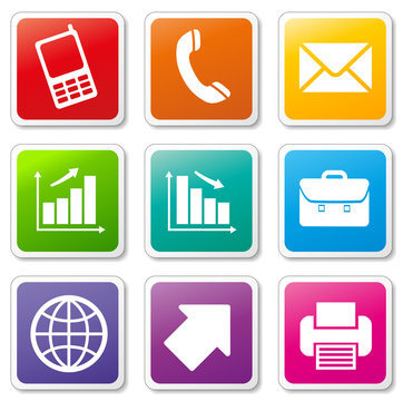 business set icons