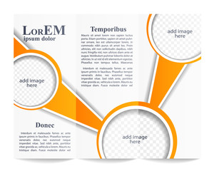Tri-fold brochure template