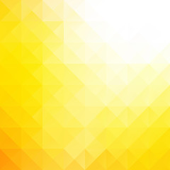 Yellow Grid Mosaic Background, Creative Design Templates