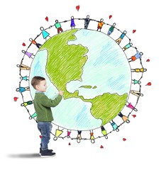 Solidarity world of a child