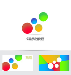 Bubble colors logo
