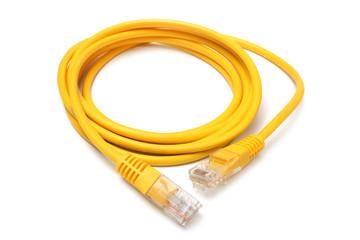 Network ethernet cable with RJ45 connectors