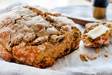 homemade wholegrain bread