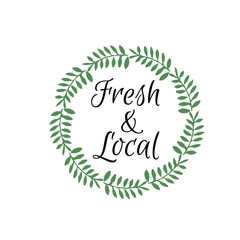 Fresh and local, fresh harvest frame