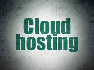 Cloud networking concept: Cloud Hosting on Digital Paper 