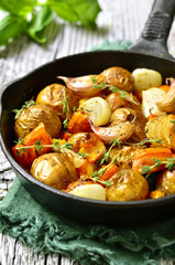 Autumn  vegetable roast.