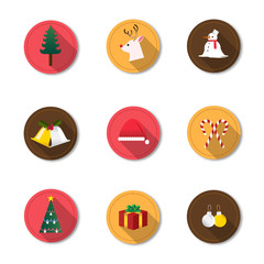 Fototapeta premium Christmas Icon
