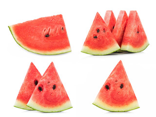 watermelon on white background
