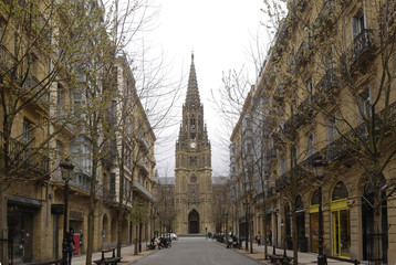 Fototapeta premium Cathedral del Buen Pastor, San Sebastian, Basque Country