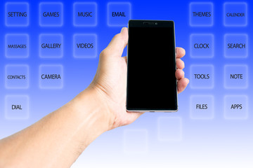 Basic button of smartphone