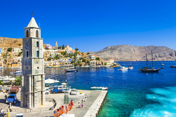 pictorial Greek islands - Symi. Dodecanese