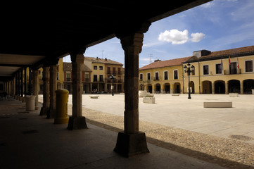 Main Square, Villalpando, Zamora, Spain