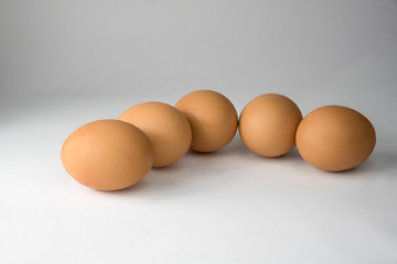fresh five eggs