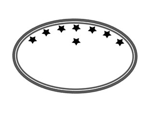 Oval stamp