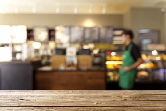 Blurred background ,Coffee shop blur background