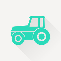 Tractor vector icon