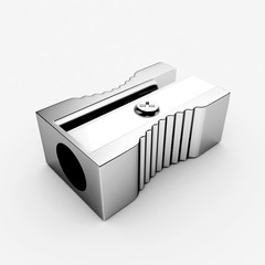 3d Metal Sharpener - isolated