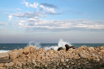 Шторм на море