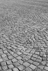 Granite pavers of a city plaza