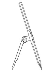 compasses, drawing tool