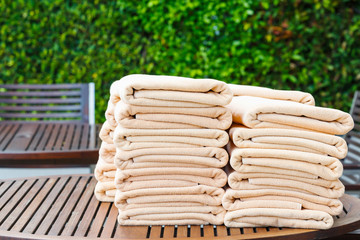 Stack of towels