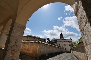 Fototapeta na wymiar Trisulti (FR), la Certosa