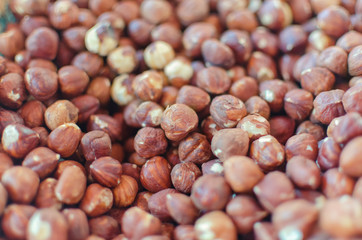 peeled hazelnuts