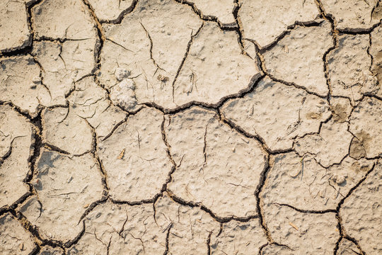 cracked earth background, clay desert texture