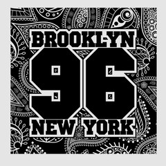 New York T-shirt fashion Typography