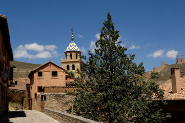 Fototapeta na wymiar Santa Maira Church, Albarracin, Teruel, Aragon, Spain