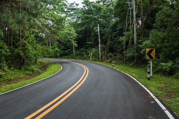 Winding road Background