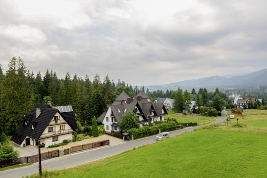 Gebirgslandschaft in der Hohen Tatra Polen