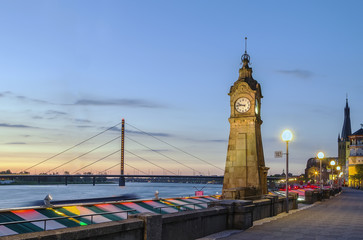 embankment in Dusseldorf, Germany