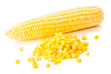 Fresh and tinned corn