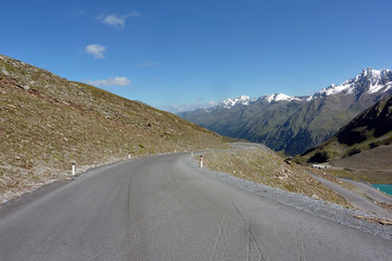 Straße ins Kaunertal