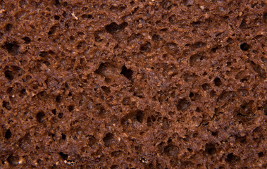 Bread macro close-up with a lot copyspace