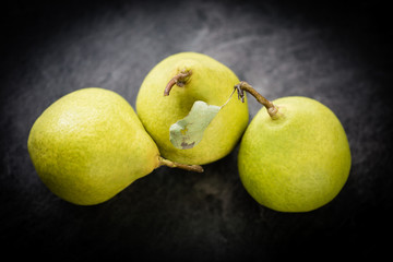 Fototapeta na wymiar yellow pear