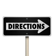 Directions One Way Road Street Sign Instructions Leadership Mana