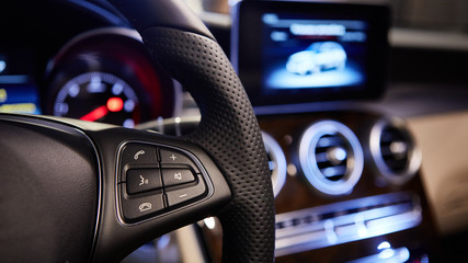 Detail of a beauty and fast sportcar