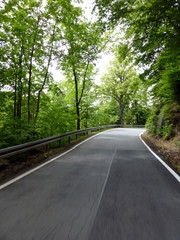 Obraz premium Straße bei Ziegenrück