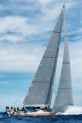 Photo sur Plexiglas Naviguer voilier naviguant en régate