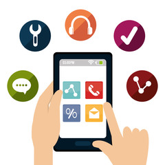 e-commerce and market mobile applications design.