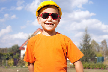 Little construction worker.