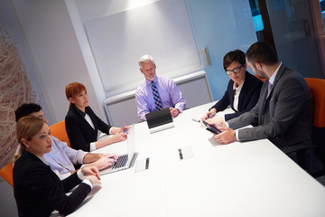 business people group on meeting