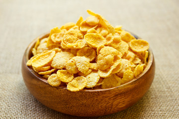 Fresh cereal cornflakes.