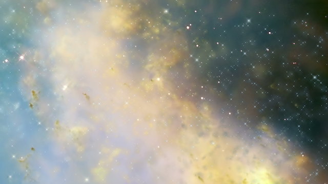 Galaxy 003: Traveling through a galaxy and star fields in deep space.