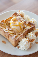 Ice Cream Bread Sweet, delicious