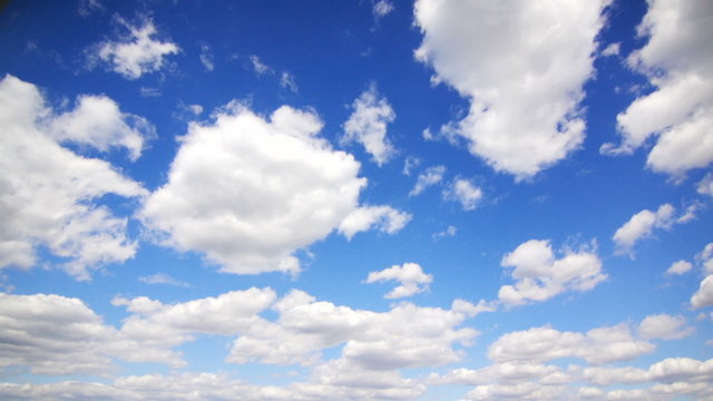 many clouds in the sky