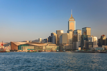 Hong Kong city skyline