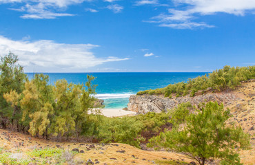 Fototapeta na wymiar plage de Trou d'Argent, île Rodrigues 